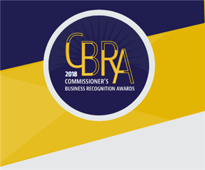 Commissioner's Business Recognition Awards logo 